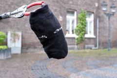 Nicht sein seltsamster Fund: ein Paar Socken